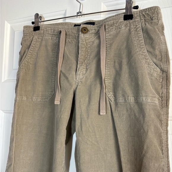 Eastern Mountain Sports EMS Women's Corduroy Straight Pants 10 Tan Khaki Stretch - Picture 3 of 9